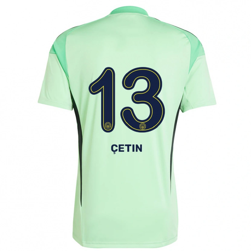 Danxen Dames Tarık Çetin #13 Licht Groen Zwart Keepersshirt 2025/26 T-Shirt