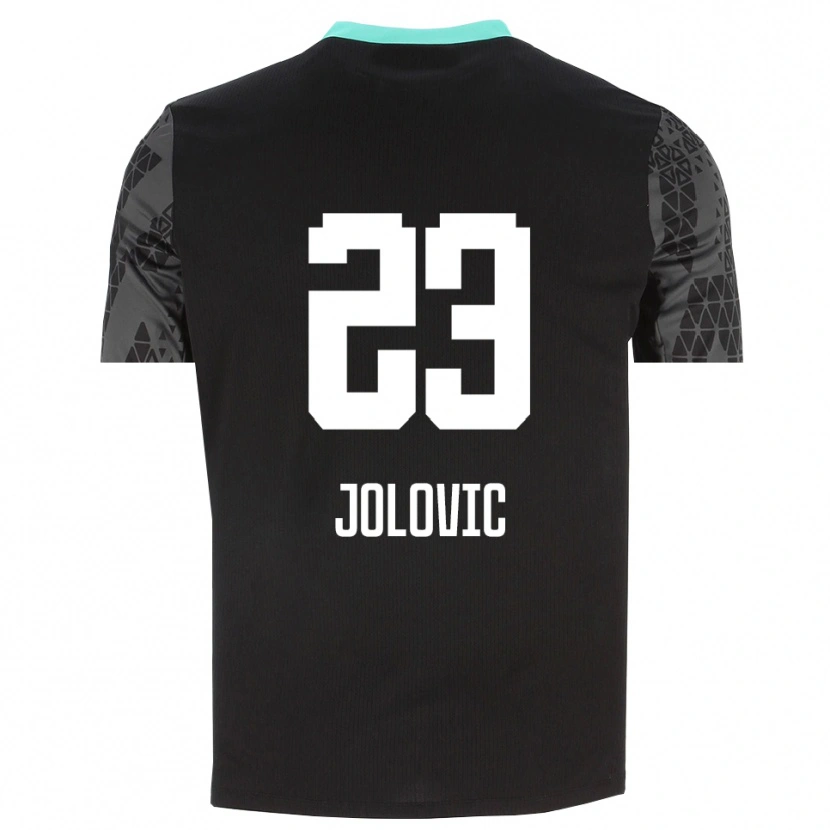 Danxen Dames Bogdan Jolovic #23 Dim Grijs Zwart Keepersshirt 2025/26 T-Shirt