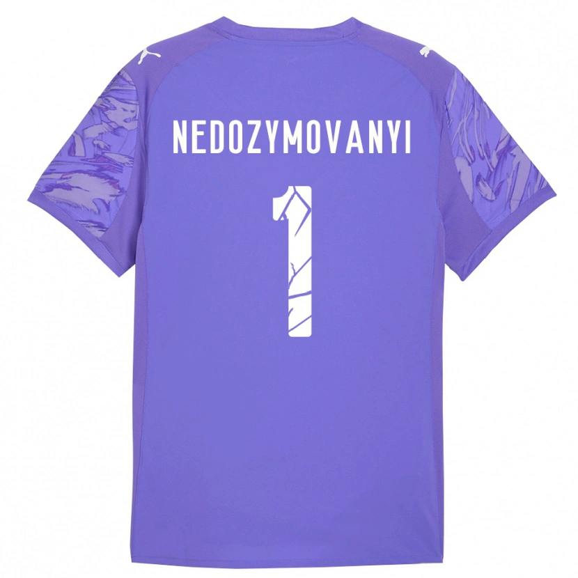 Danxen Dames Artem Nedozymovanyi #1 Lila Paars Keepersshirt 2025/26 T-Shirt