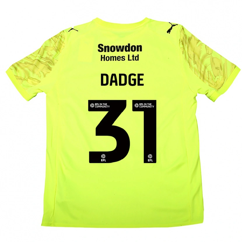 Danxen Dames James Dadge #31 Fluorescerend Groen Keepersshirt 2025/26 T-Shirt
