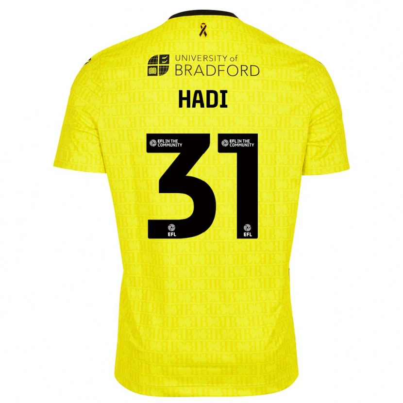 Danxen Dames Zac Hadi #31 Geel Zwart Keepersshirt 2025/26 T-Shirt