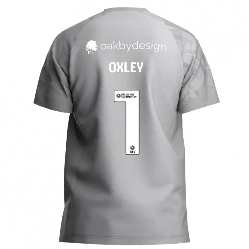 Danxen Dames Mark Oxley #1 Donkergrijs Keepersshirt 2025/26 T-Shirt