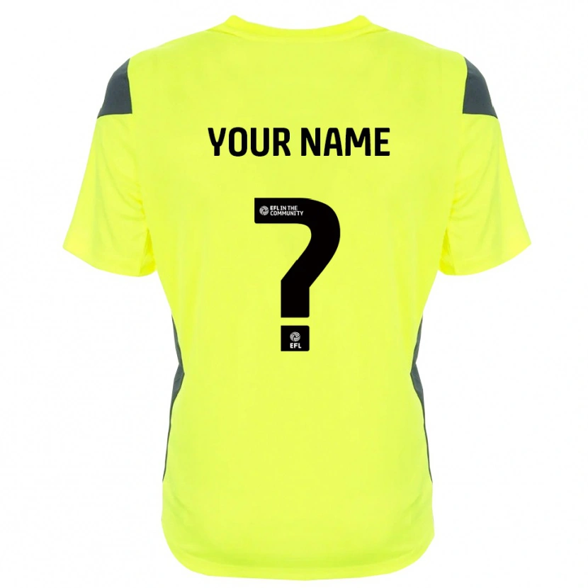 Danxen Dames Walsall FC Fluorescerend Groen Zwart Keepersshirt 2025/26 T-Shirt