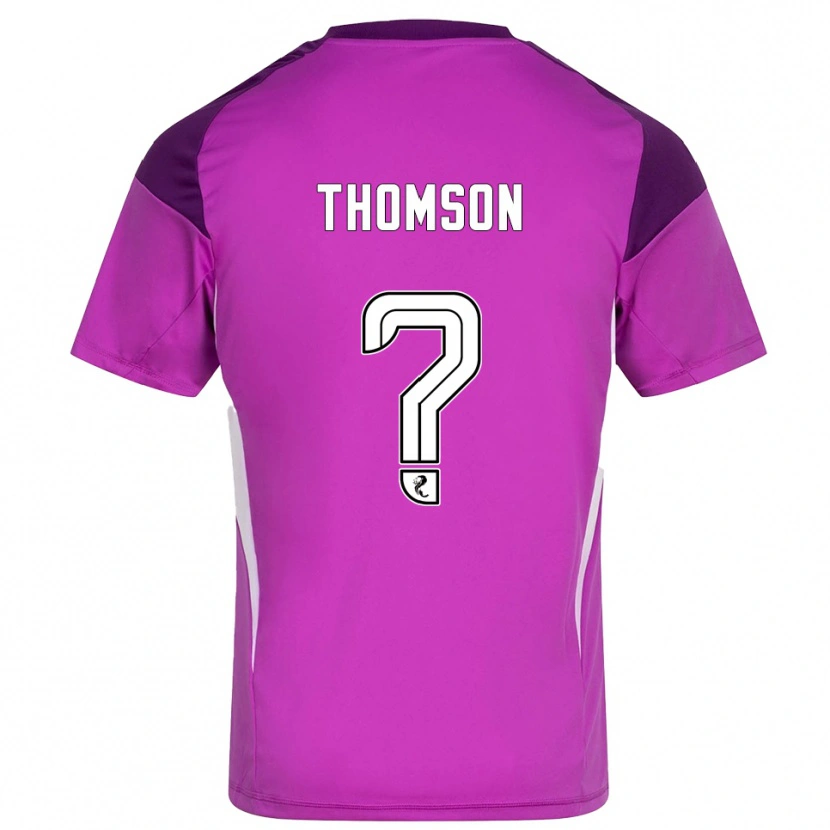 Danxen Dames Ethan Thomson #0 Paars Magenta Keepersshirt 2025/26 T-Shirt