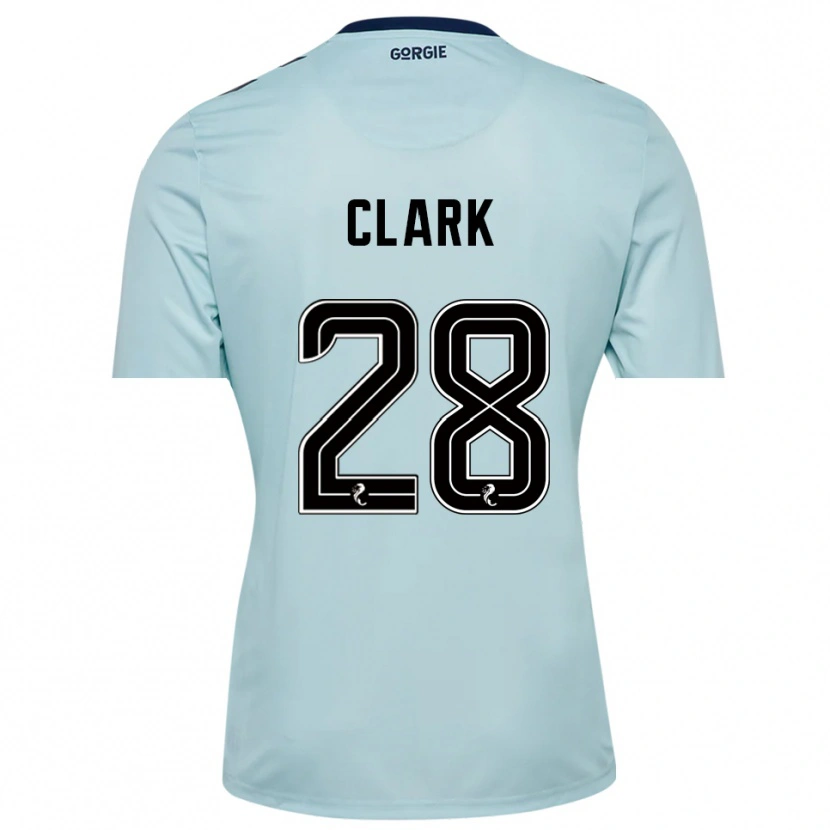 Danxen Dames Zander Clark #28 Lichtblauw Zwart Keepersshirt 2025/26 T-Shirt