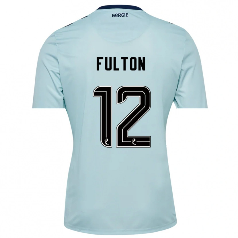 Danxen Dames Ryan Fulton #12 Lichtblauw Zwart Keepersshirt 2025/26 T-Shirt