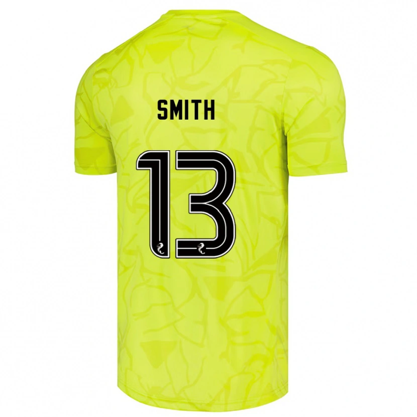 Danxen Dames Jordan Smith #13 Geel Zwart Keepersshirt 2025/26 T-Shirt