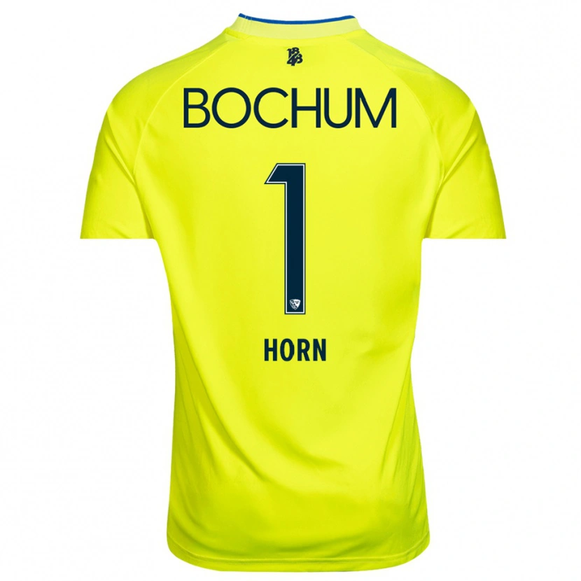 Danxen Dames Timo Horn #1 Geel Groen Keepersshirt 2025/26 T-Shirt