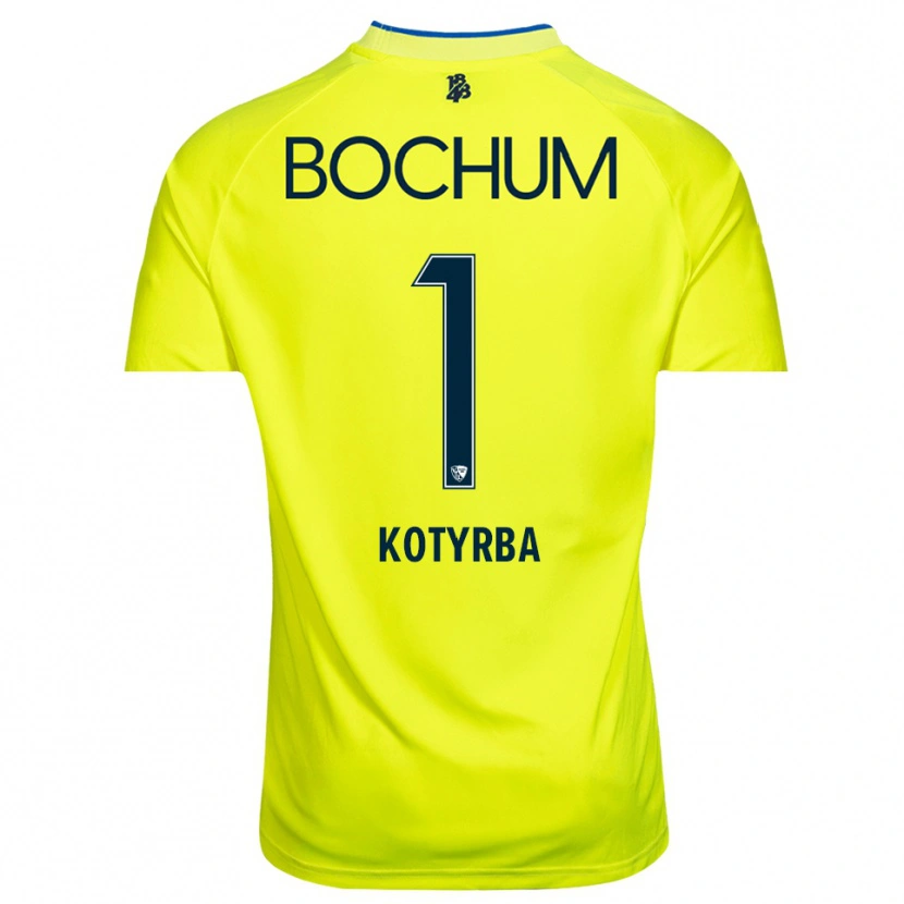 Danxen Dames Finn Kotyrba #1 Geel Groen Keepersshirt 2025/26 T-Shirt