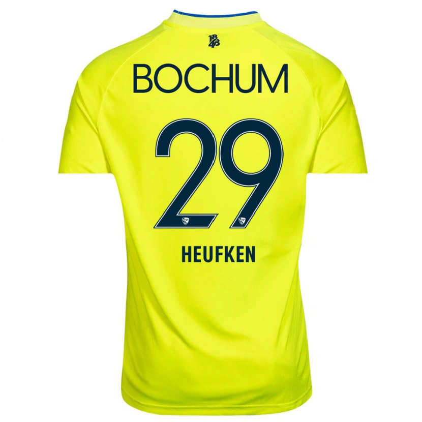 Danxen Dames Jeremias Heufken #29 Geel Groen Keepersshirt 2025/26 T-Shirt