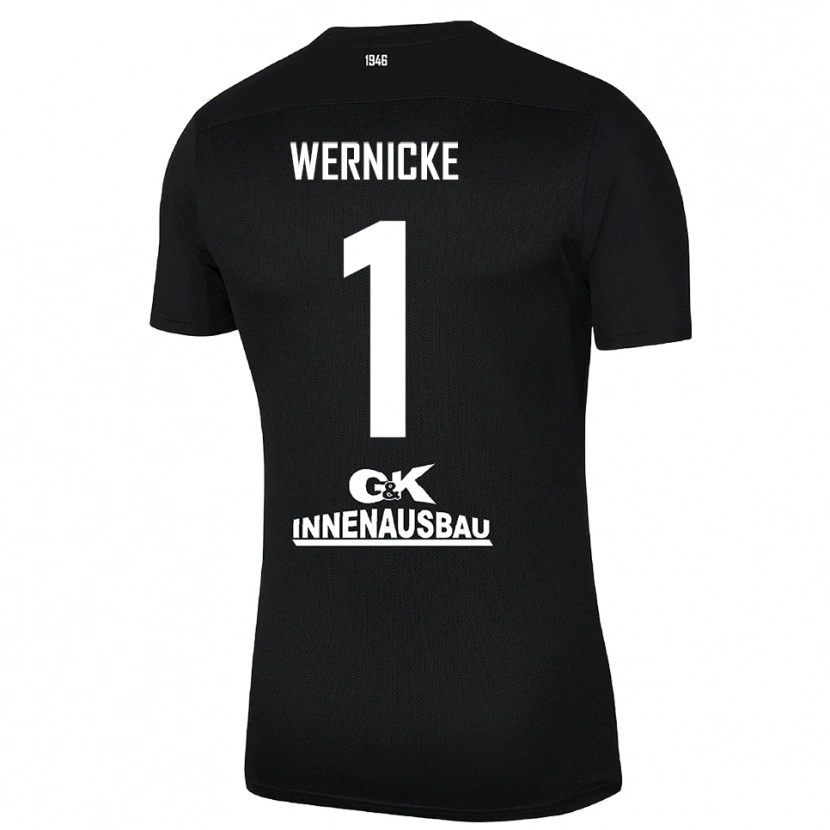 Danxen Dames Samuli Wernicke #1 Zwart Wit Keepersshirt 2025/26 T-Shirt