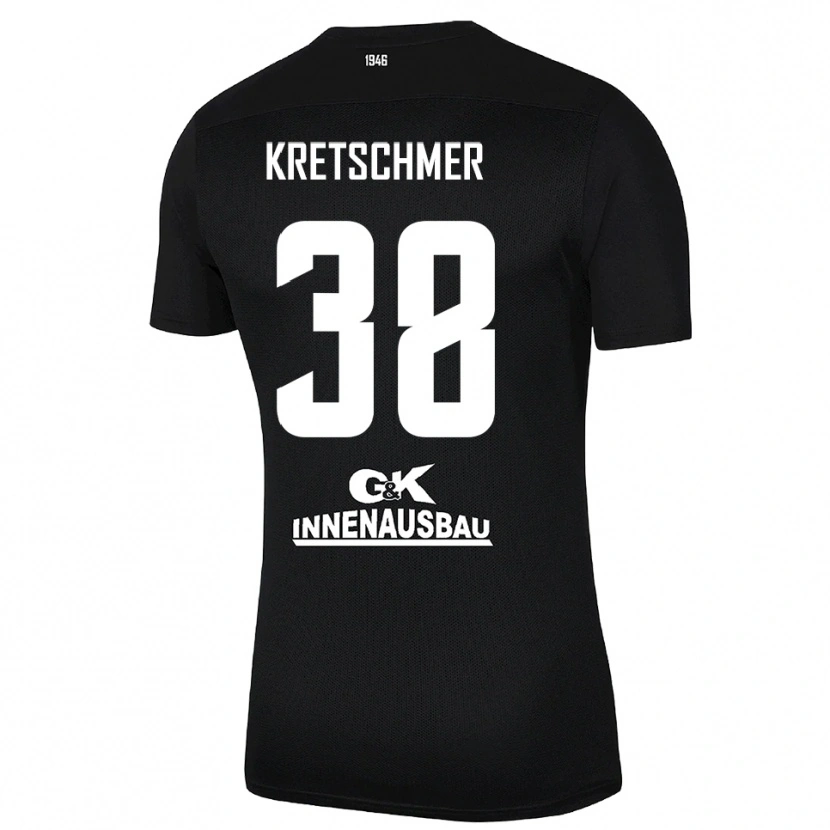 Danxen Dames Theo Kretschmer #38 Zwart Wit Keepersshirt 2025/26 T-Shirt