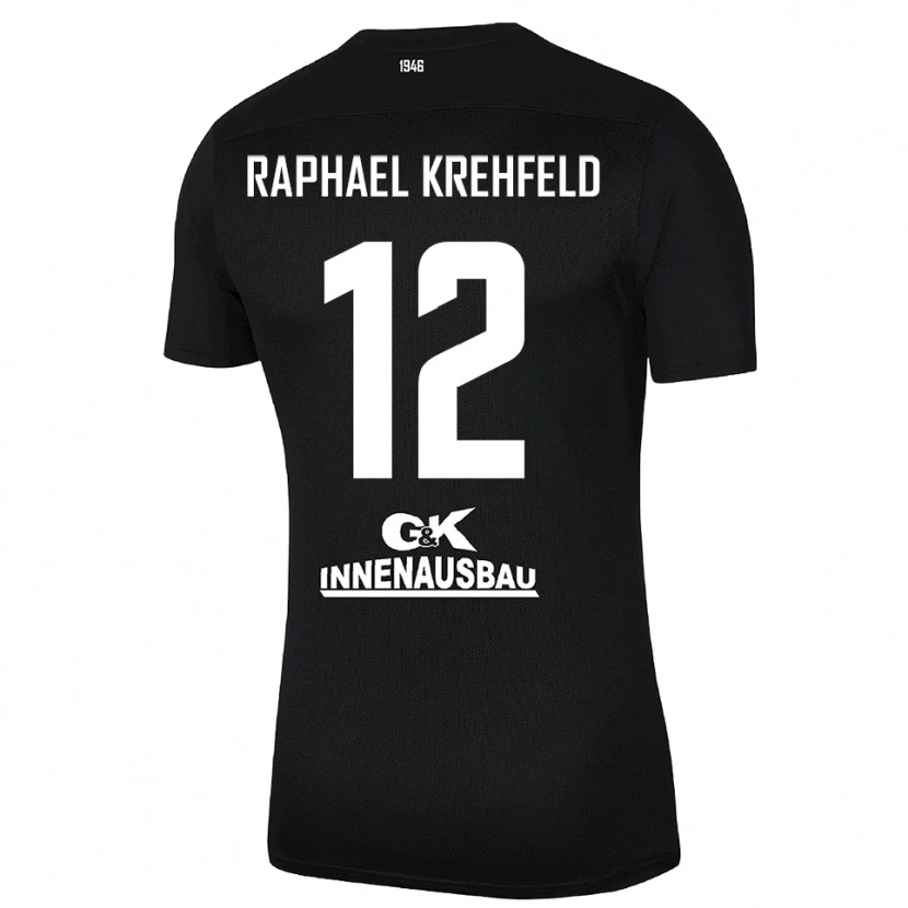 Danxen Dames Luca Raphael Krehfeld #12 Zwart Wit Keepersshirt 2025/26 T-Shirt