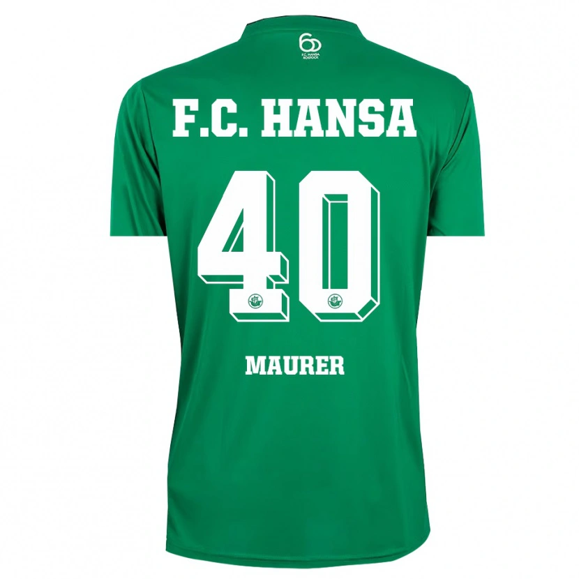 Danxen Dames Erik Maurer #40 Donkergroen Wit Keepersshirt 2025/26 T-Shirt