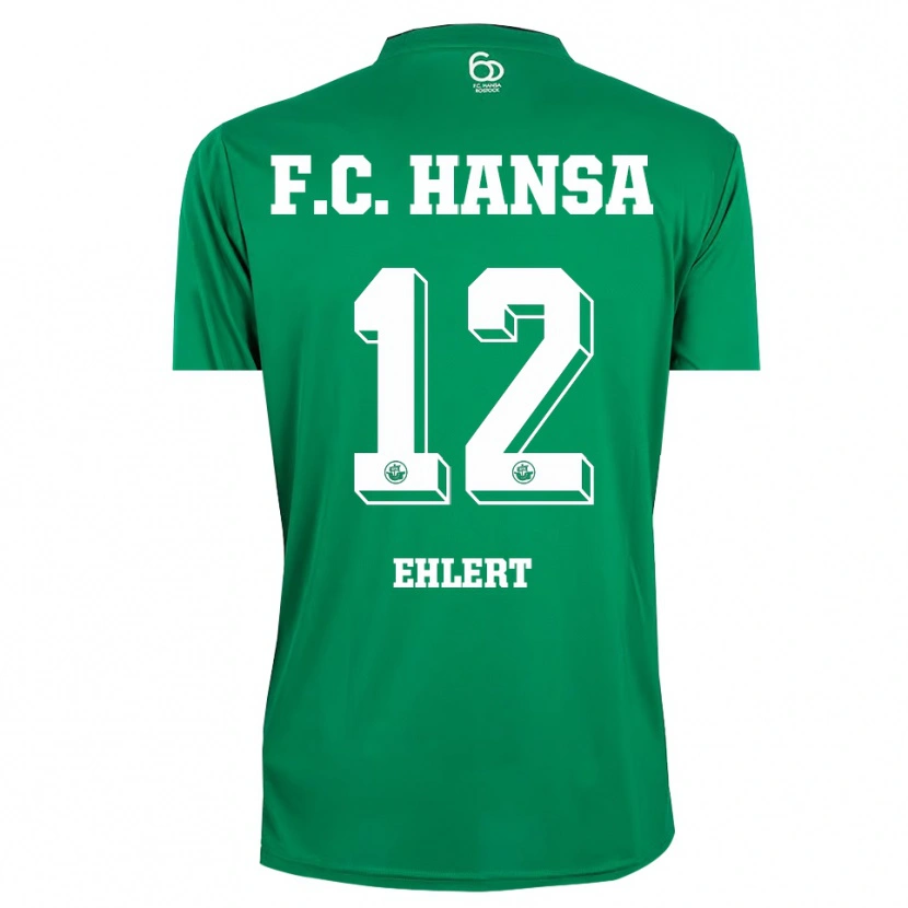 Danxen Dames Jonas Ehlert #12 Donkergroen Wit Keepersshirt 2025/26 T-Shirt