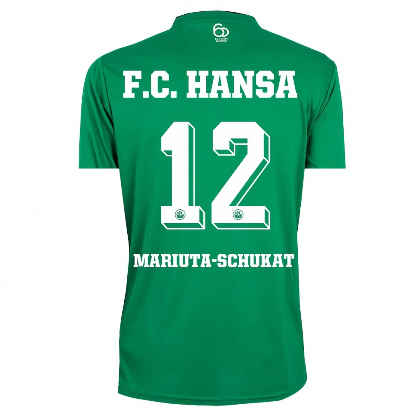 Danxen Dames Lara Mariuta-Schukat #12 Donkergroen Wit Keepersshirt 2025/26 T-Shirt