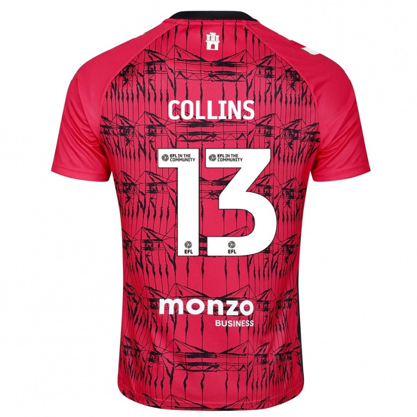 Danxen Dames Ben Wilson #13 Rood Wit Keepersshirt 2025/26 T-Shirt