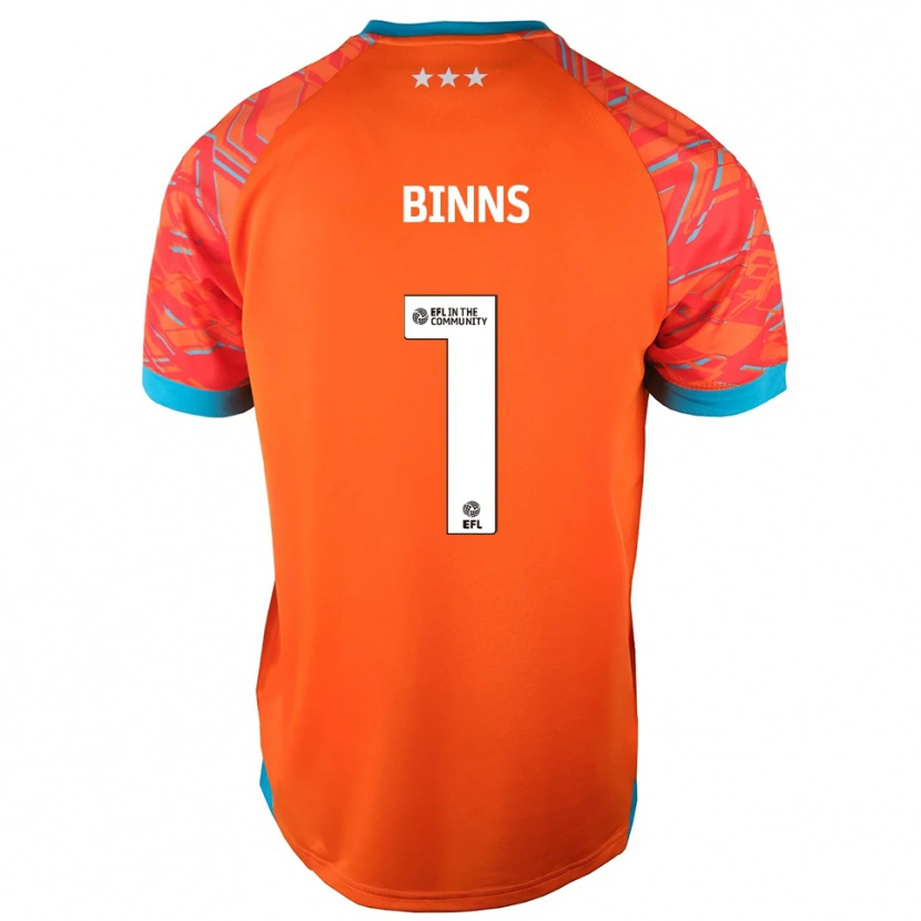 Danxen Dames Charlie Binns #1 Oranje Wit Keepersshirt 2025/26 T-Shirt