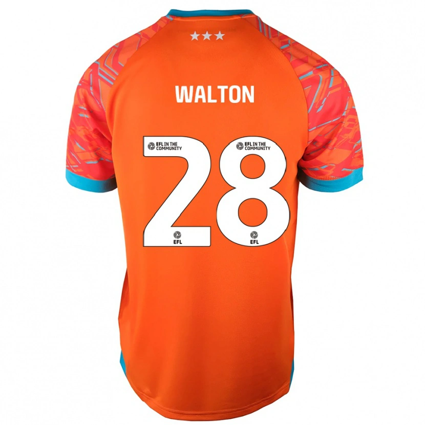 Danxen Dames Christian Walton #28 Oranje Wit Keepersshirt 2025/26 T-Shirt