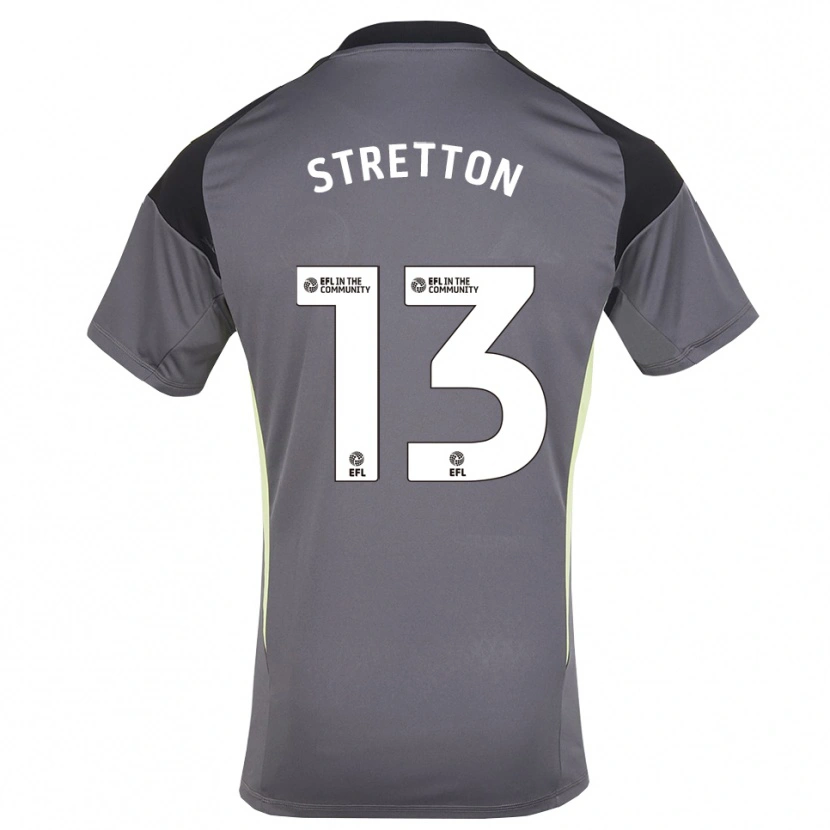 Danxen Dames Leo Stretton #13 Grijs Wit Keepersshirt 2025/26 T-Shirt