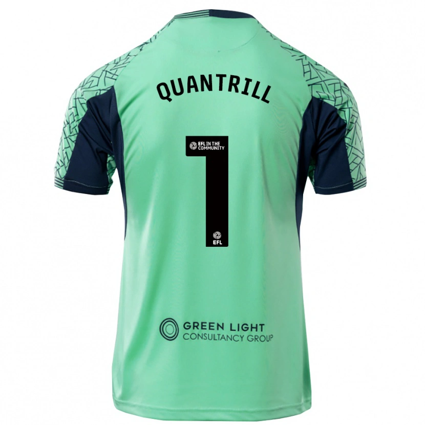 Danxen Dames Sarah Quantrill #1 Aqua Zwart Keepersshirt 2025/26 T-Shirt