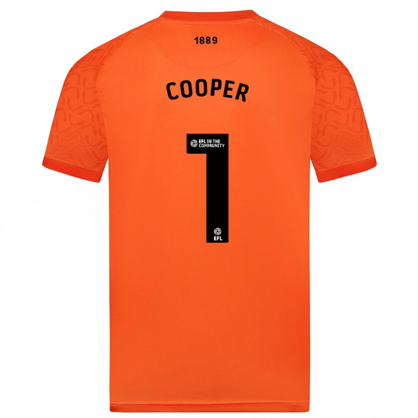 Danxen Dames Michael Cooper #1 Oranje Zwart Keepersshirt 2025/26 T-Shirt