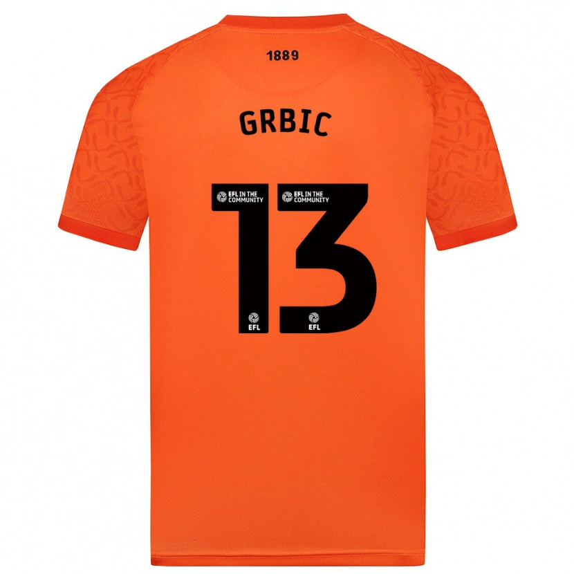 Danxen Dames Ivo Grbic #13 Oranje Zwart Keepersshirt 2025/26 T-Shirt