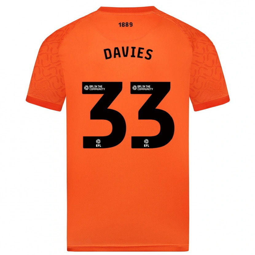 Danxen Dames Bethan Davies #33 Oranje Zwart Keepersshirt 2025/26 T-Shirt