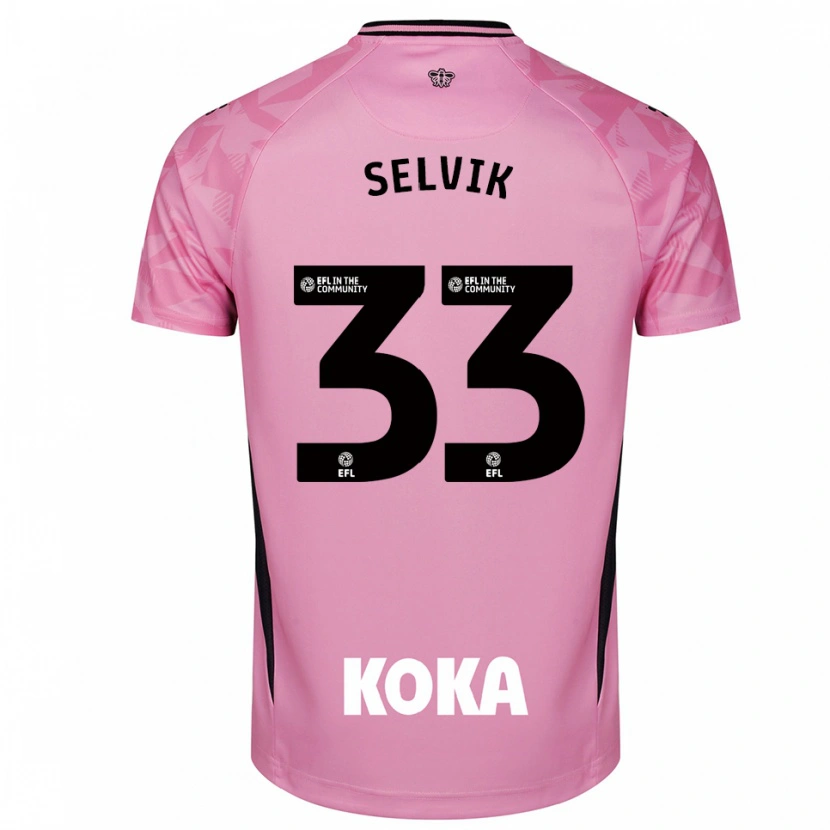 Danxen Dames Egil Selvik #33 Licht Roze Zwart Keepersshirt 2025/26 T-Shirt