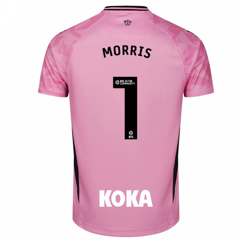 Danxen Dames Sam Morris #1 Licht Roze Zwart Keepersshirt 2025/26 T-Shirt