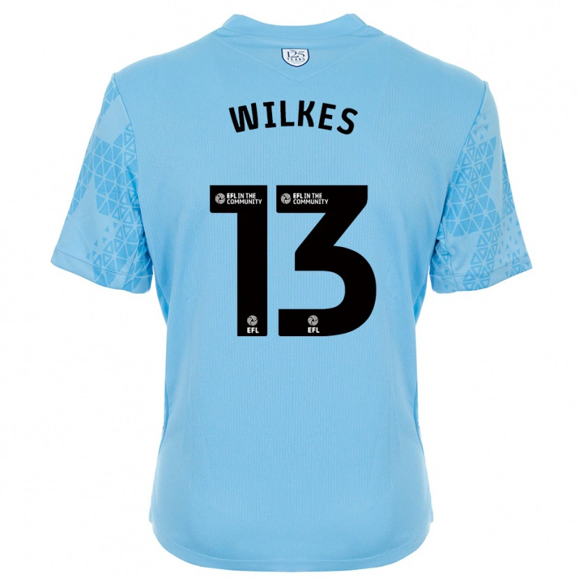 Danxen Dames Liam Wilkes #13 Hemelsblauw Zwart Keepersshirt 2025/26 T-Shirt
