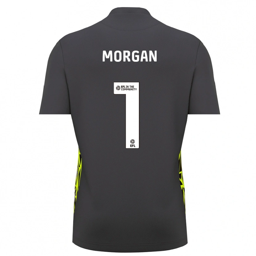 Danxen Dames Delyth Morgan #1 Grijs Bos Groen Keepersshirt 2025/26 T-Shirt