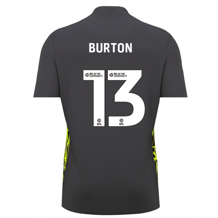 Danxen Dames Callum Burton #13 Grijs Bos Groen Keepersshirt 2025/26 T-Shirt