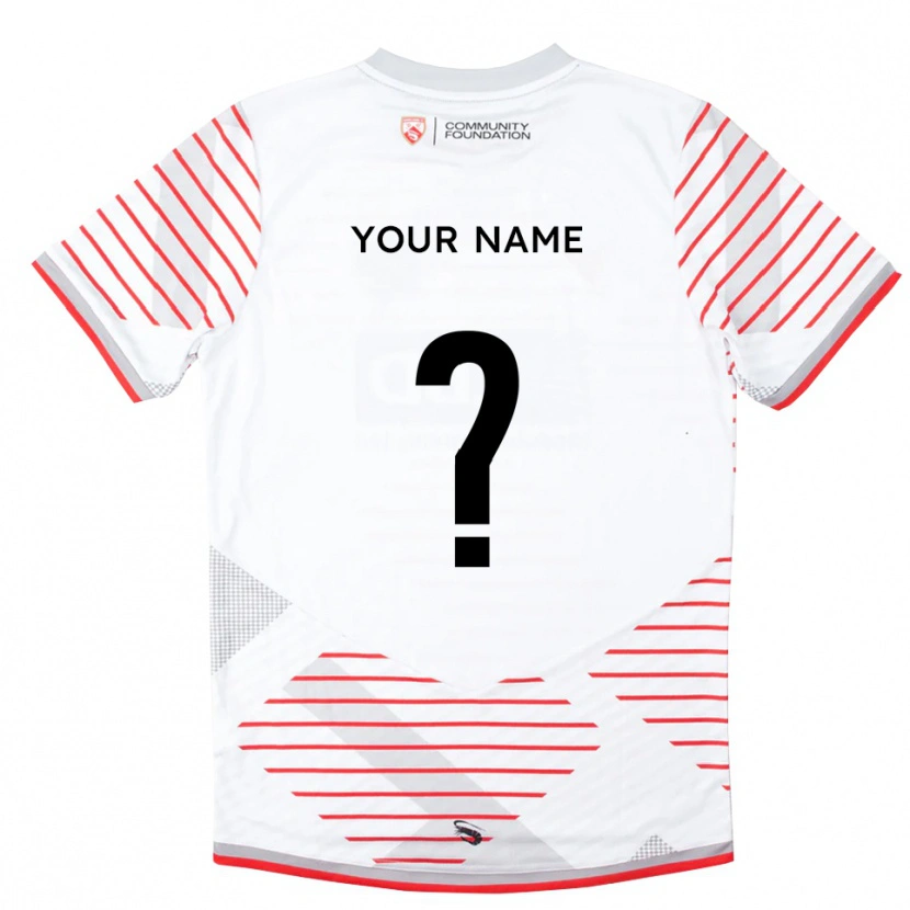 Danxen Dames Morecambe FC Wit Rood Keepersshirt 2025/26 T-Shirt
