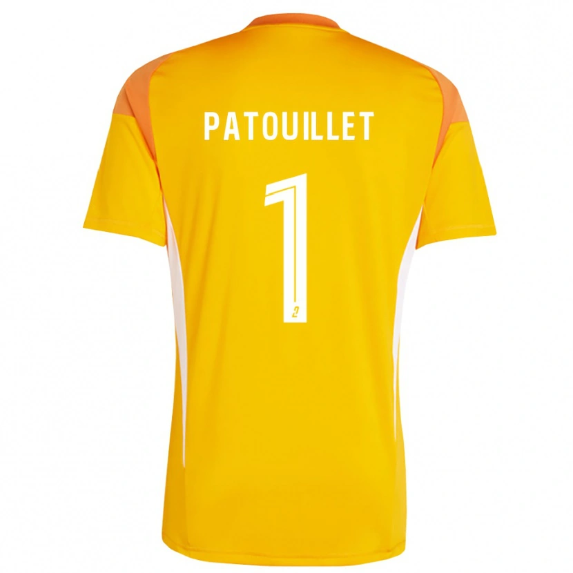 Danxen Dames Mathieu Patouillet #1 Oranje Rood Keepersshirt 2025/26 T-Shirt