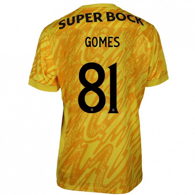 Danxen Dames Salvador Gomes #81 Geel Oranje Keepersshirt 2025/26 T-Shirt