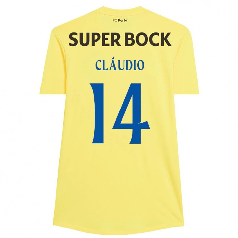 Danxen Dames Cláudio Ramos #14 Lichtgeel Zwart Keepersshirt 2025/26 T-Shirt