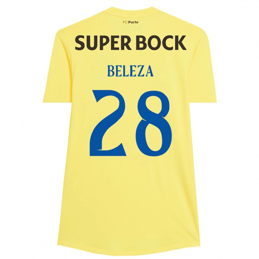 Danxen Dames Tatiana Beleza #28 Lichtgeel Zwart Keepersshirt 2025/26 T-Shirt