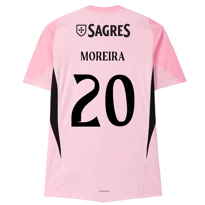 Danxen Dames André Moreira #20 Roze Zwart Keepersshirt 2025/26 T-Shirt