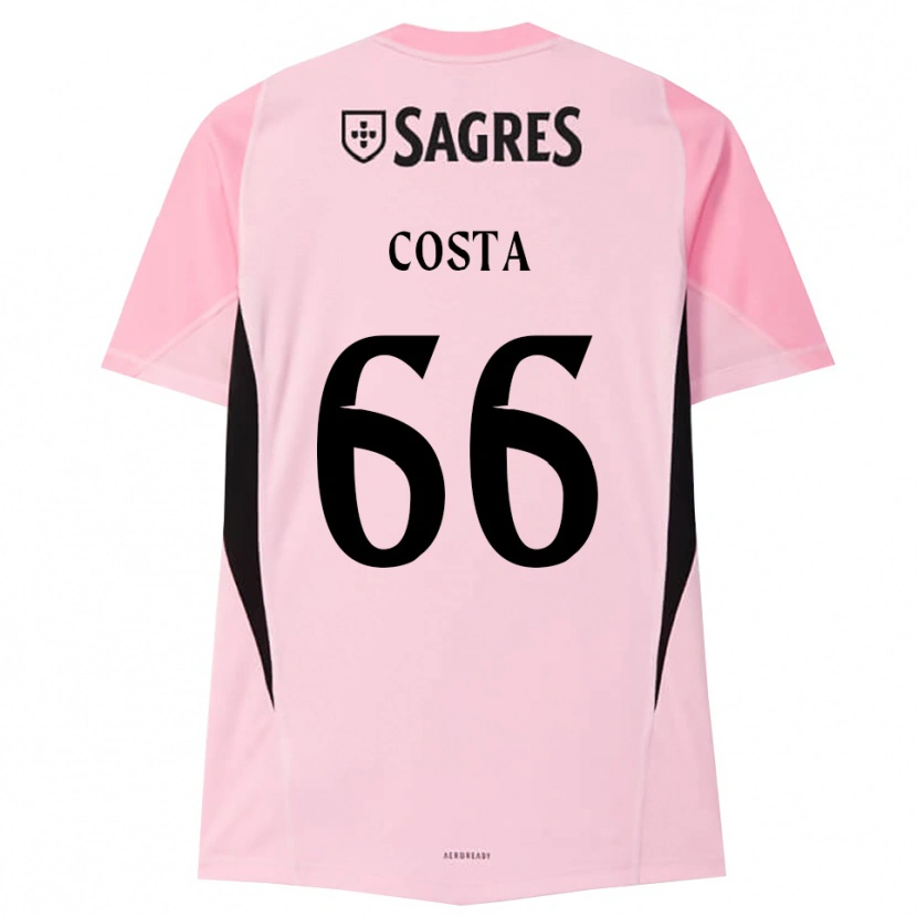 Danxen Dames Rute Costa #66 Roze Zwart Keepersshirt 2025/26 T-Shirt