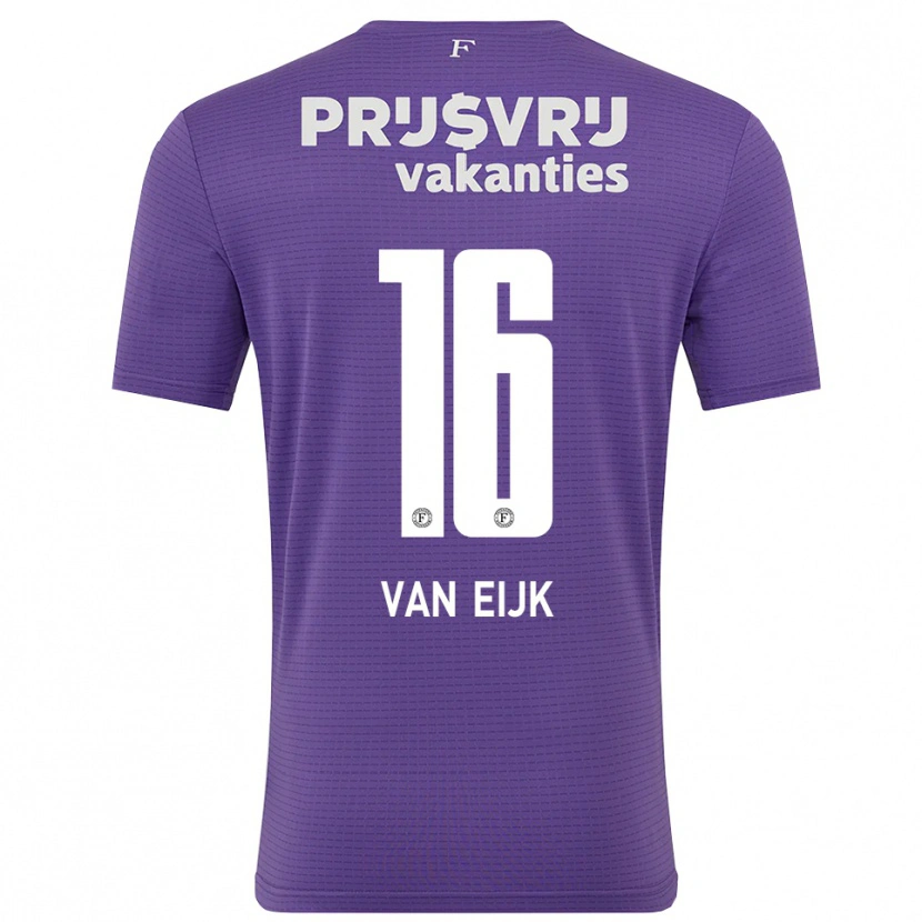 Danxen Dames Roos Van Eijk #16 Paars Wit Keepersshirt 2025/26 T-Shirt
