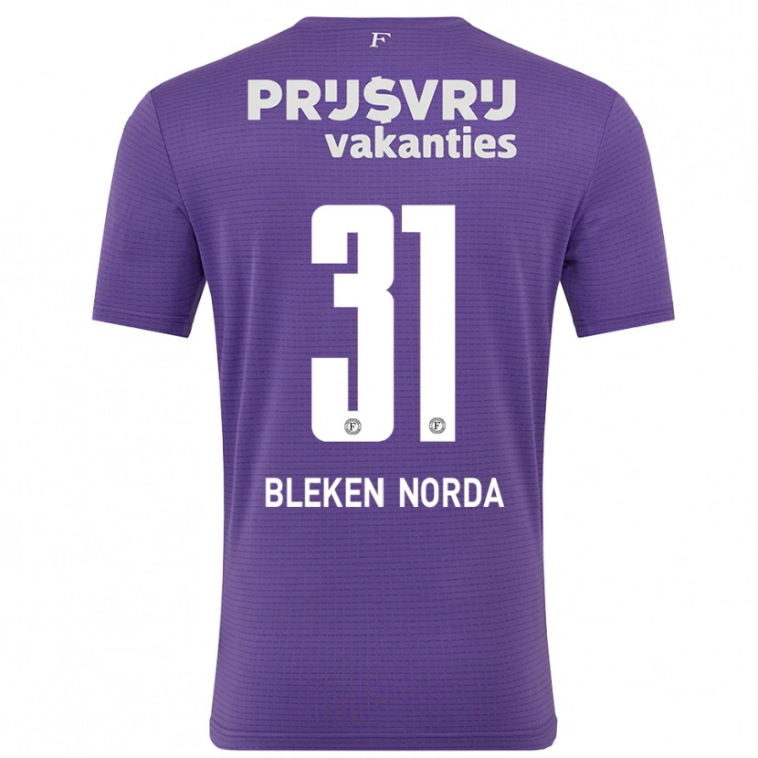 Danxen Dames Haakon Bleken Norda #31 Paars Wit Keepersshirt 2025/26 T-Shirt