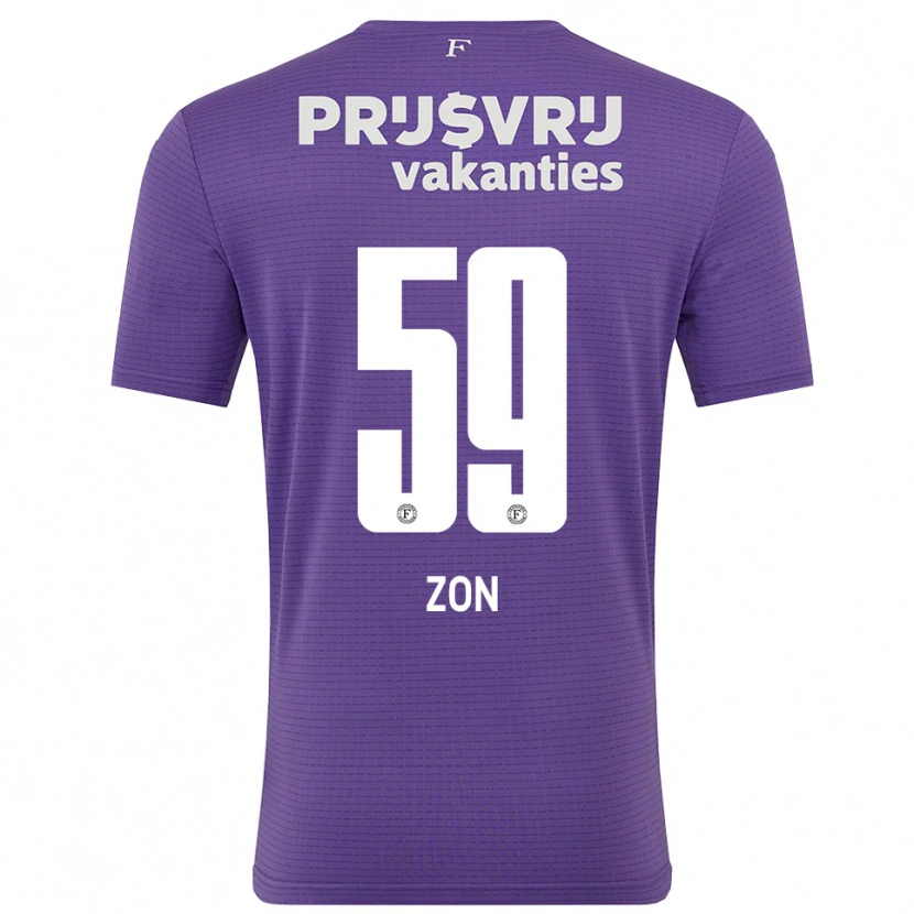 Danxen Dames Oier Zon #59 Paars Wit Keepersshirt 2025/26 T-Shirt