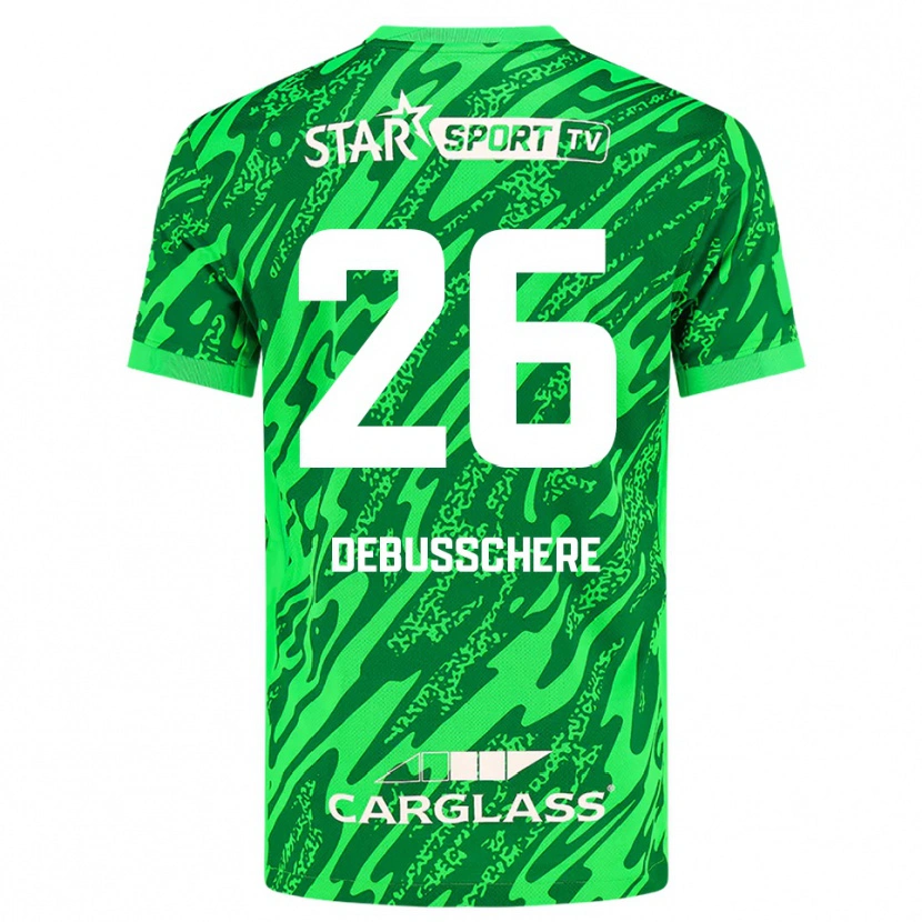 Danxen Dames Vic Debusschere #26 Diepgroen Wit Keepersshirt 2025/26 T-Shirt
