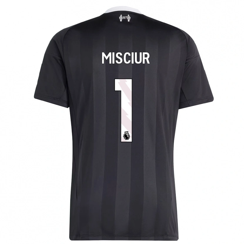 Danxen Dames Kornel Misciur #1 Zwart Wit Keepersshirt 2025/26 T-Shirt