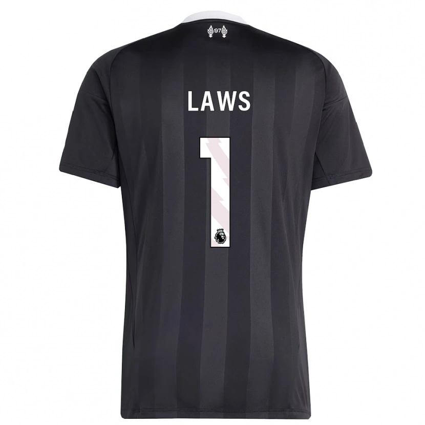 Danxen Dames Rachael Laws #1 Zwart Wit Keepersshirt 2025/26 T-Shirt