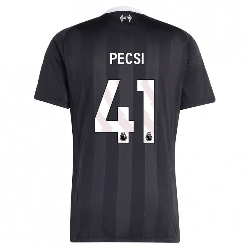 Danxen Dames Ármin Pécsi #41 Zwart Wit Keepersshirt 2025/26 T-Shirt