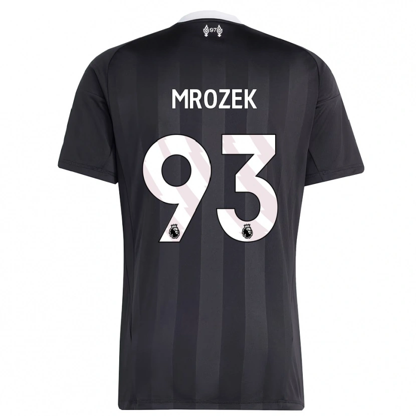 Danxen Dames Fabian Mrozek #93 Zwart Wit Keepersshirt 2025/26 T-Shirt