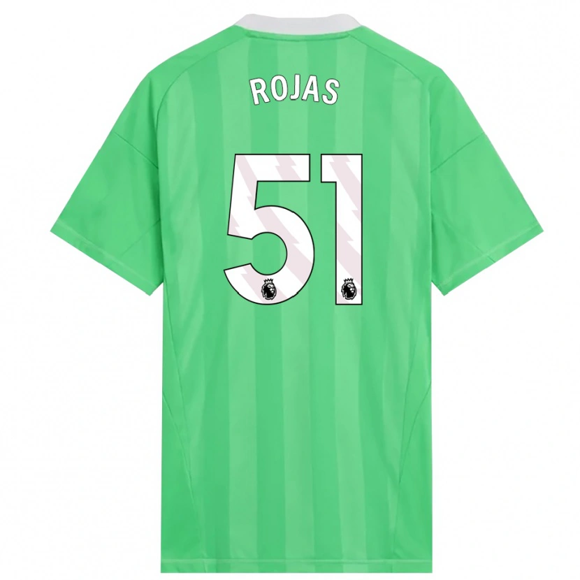 Danxen Dames Alexéi Rojas #51 Lichtgroen Wit Keepersshirt 2025/26 T-Shirt
