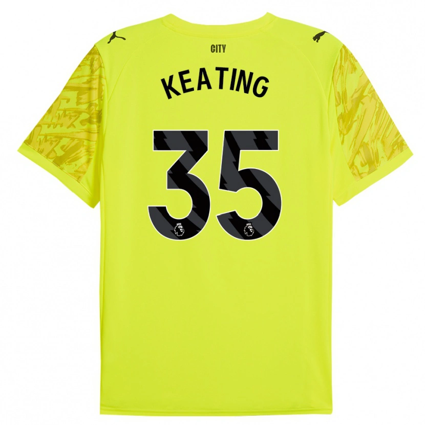 Danxen Dames Khiara Keating #35 Geel Oranje Zwart Keepersshirt 2025/26 T-Shirt